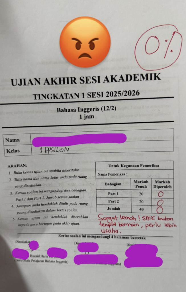 kertas peperiksaan 